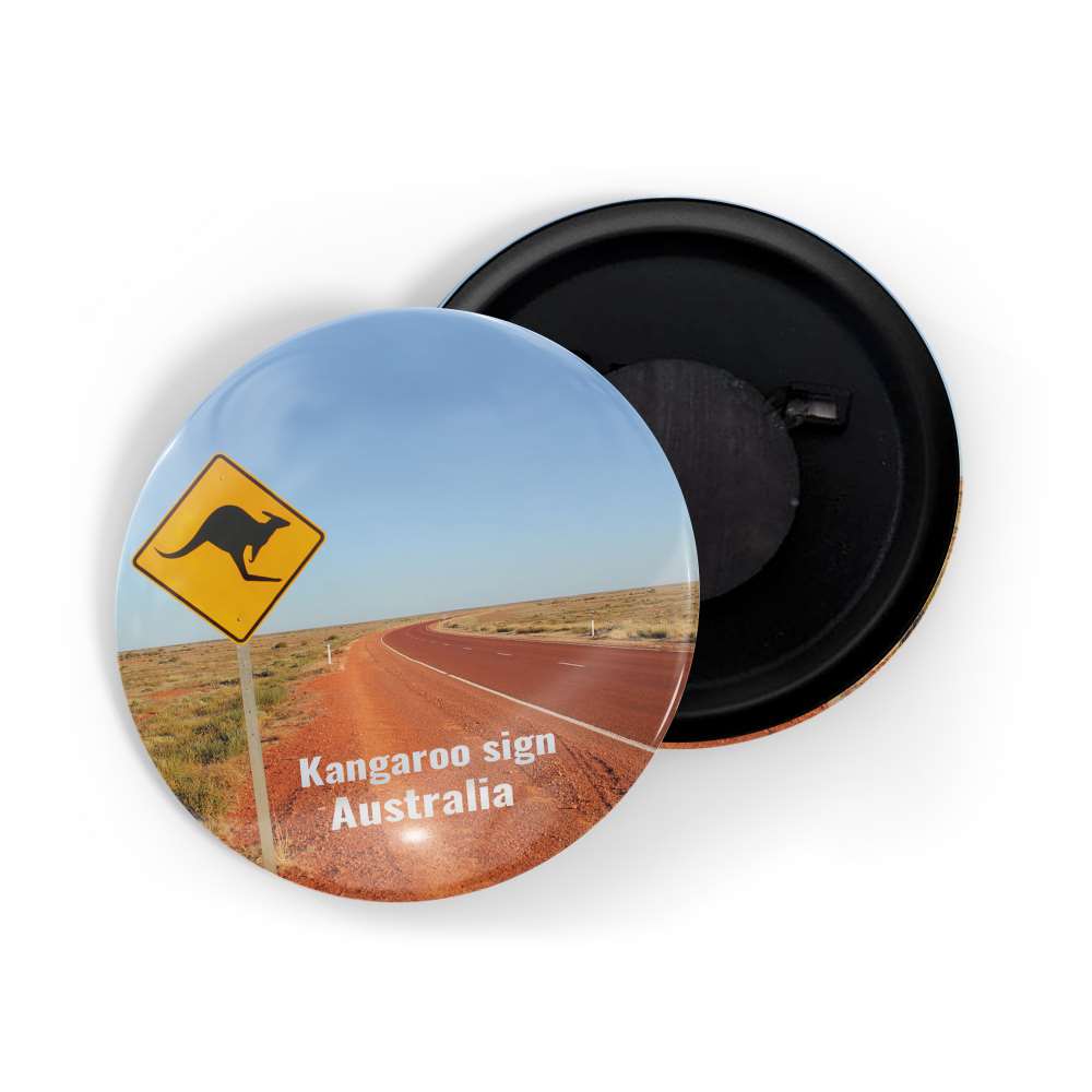 dhcrafts Fridge Magnet Multicolor Famous Tourist Place Kangaroo Sign Australia Glossy Finish Design Pack of 1