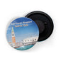 dhcrafts Fridge Magnet Multicolor Famous Tourist Place San Giorgia Maggiore Venice, Italy D2 Glossy Finish Design Pack of 1
