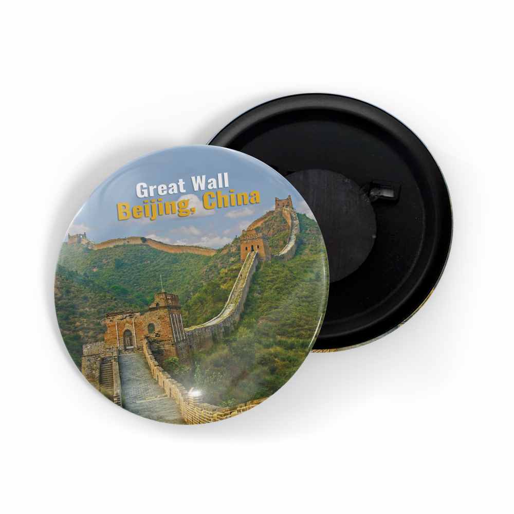 dhcrafts Fridge Magnet Multicolor Famous Tourist Place Great Wall Beijing China Glossy Finish Design Pack of 1