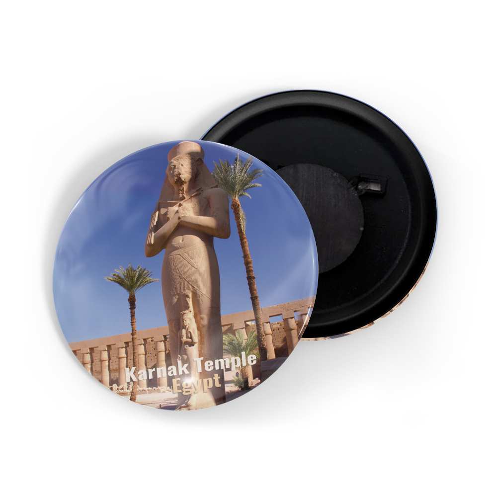dhcrafts Fridge Magnet Multicolor Famous Tourist Place Karnak Temple Egypt Glossy Finish Design Pack of 1