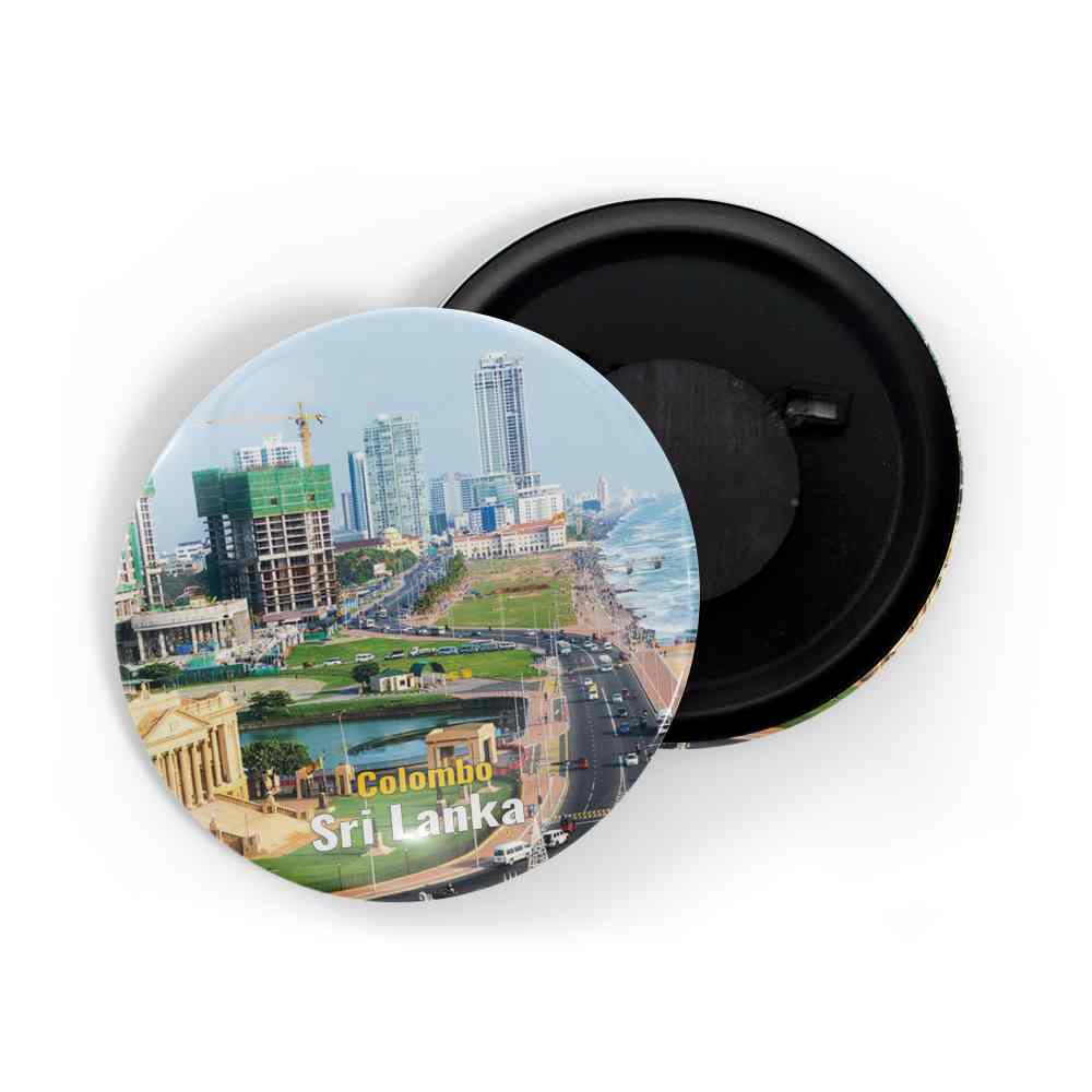 dhcrafts Fridge Magnet Multicolor Famous Tourist Place Colombo Sri Lanka D1 Glossy Finish Design Pack of 1