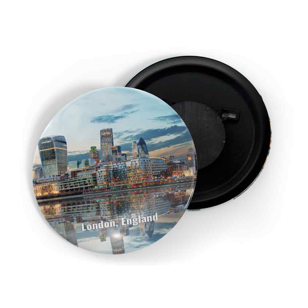 dhcrafts Fridge Magnet Multicolor Famous Tourist Place London England D7 Glossy Finish Design Pack of 1