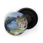 dhcrafts Fridge Magnet Multicolor Hogenakkal Falls D2 Tamil nadu Tourist Place Glossy Finish Design Pack of 1 (58mm)