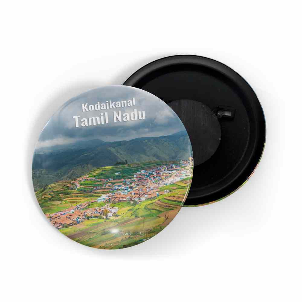 dhcrafts Fridge Magnet Multicolor Kodakanal D3 Tamil nadu Tourist Place Glossy Finish Design Pack of 1 (58mm)