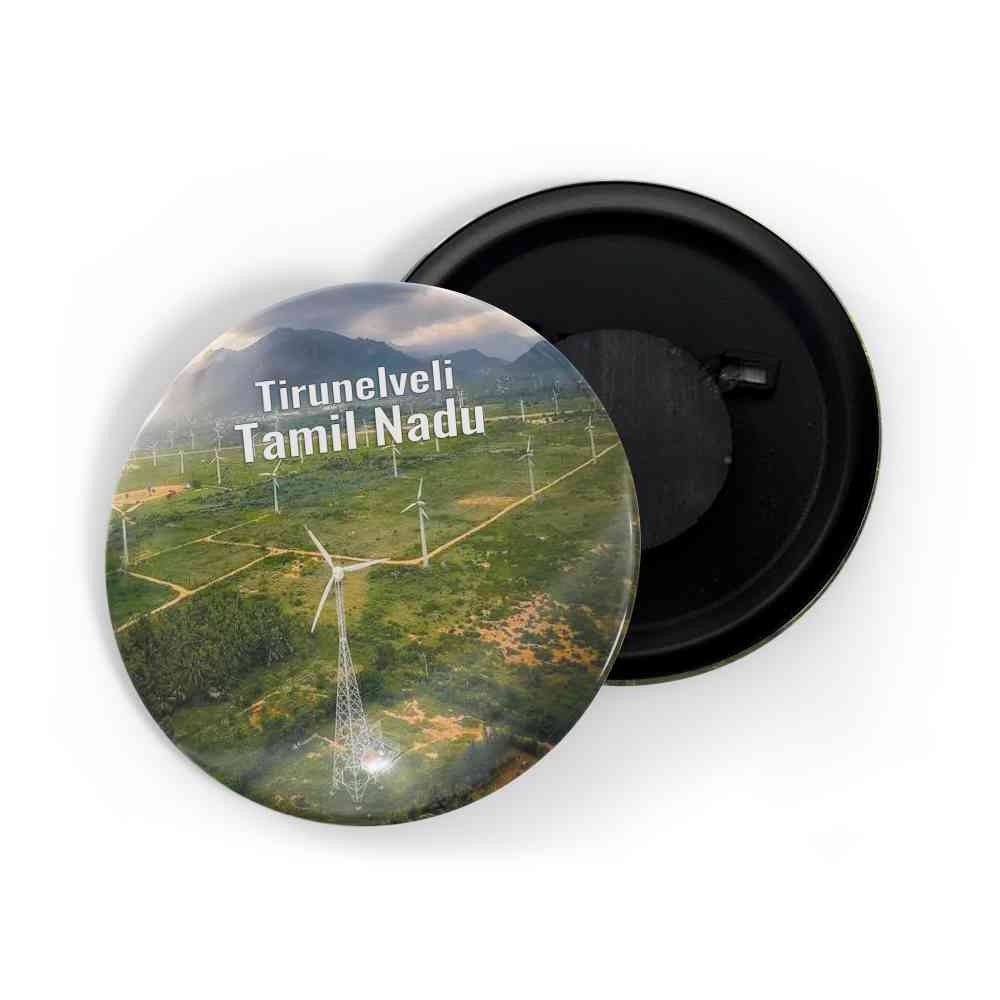 dhcrafts Fridge Magnet Multicolor Tirunelveli Tamil nadu Tourist Place Glossy Finish Design Pack of 1 (58mm)