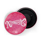 dhcrafts Fridge Magnet Multicolor Namaste Glossy Finish Design Pack of 1 (58mm)