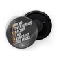 dhcrafts Fridge Magnet Black Father D1 Glossy Finish Design Pack of 1 (58mm)