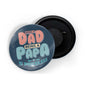 dhcrafts Fridge Magnet Blue Being A Dad Being A Papa Is Priceless Glossy Finish Design Pack of 1 (58mm)