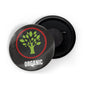 dhcrafts Fridge Magnet Black Organic Glossy Finish Design Pack of 1 (58mm)
