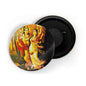 dhcrafts Fridge Magnet Multicolor Radha Krishna D6 Glossy Finish Design Pack of 1 (58mm)