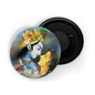 dhcrafts Fridge Magnet Multicolor Radha Krishna D10 Glossy Finish Design Pack of 1 (58mm)