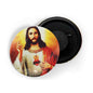 dhcrafts Fridge Magnet Multicolor Jesus Glossy Finish Design Pack of 1 (58mm)
