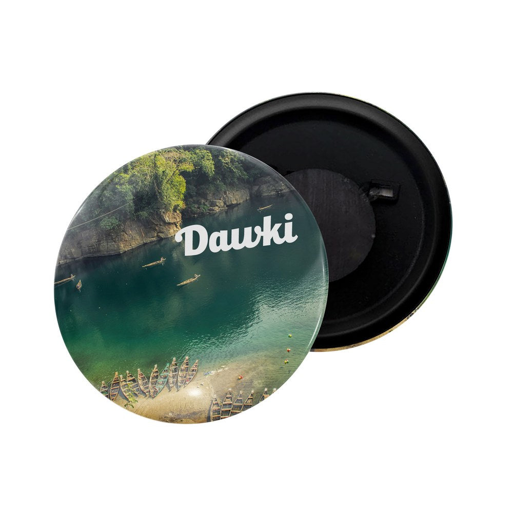 dhcrafts Fridge Magnet Multicolor Dawki Meghalaya Glossy Finish Design Pack of 1 (58mm)