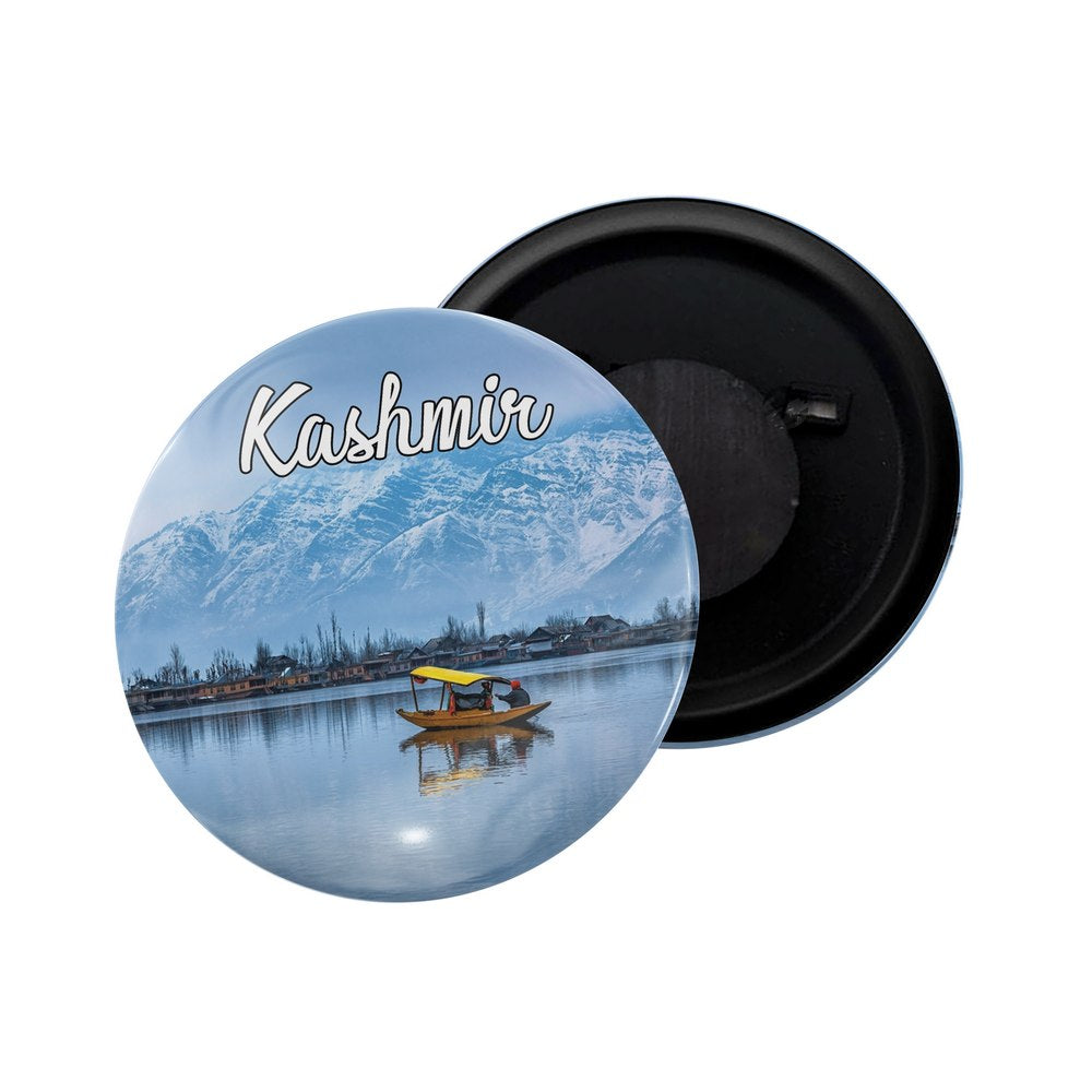dhcrafts Fridge Magnet Multicolor Kashmir Glossy Finish Design Pack of 1 (58mm)