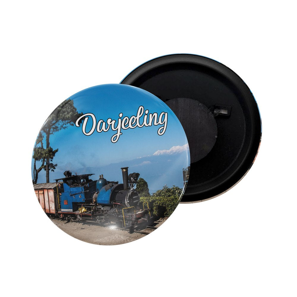 dhcrafts Fridge Magnet Multicolor Darjeeling D2 West Bengal Glossy Finish Design Pack of 1 (58mm)