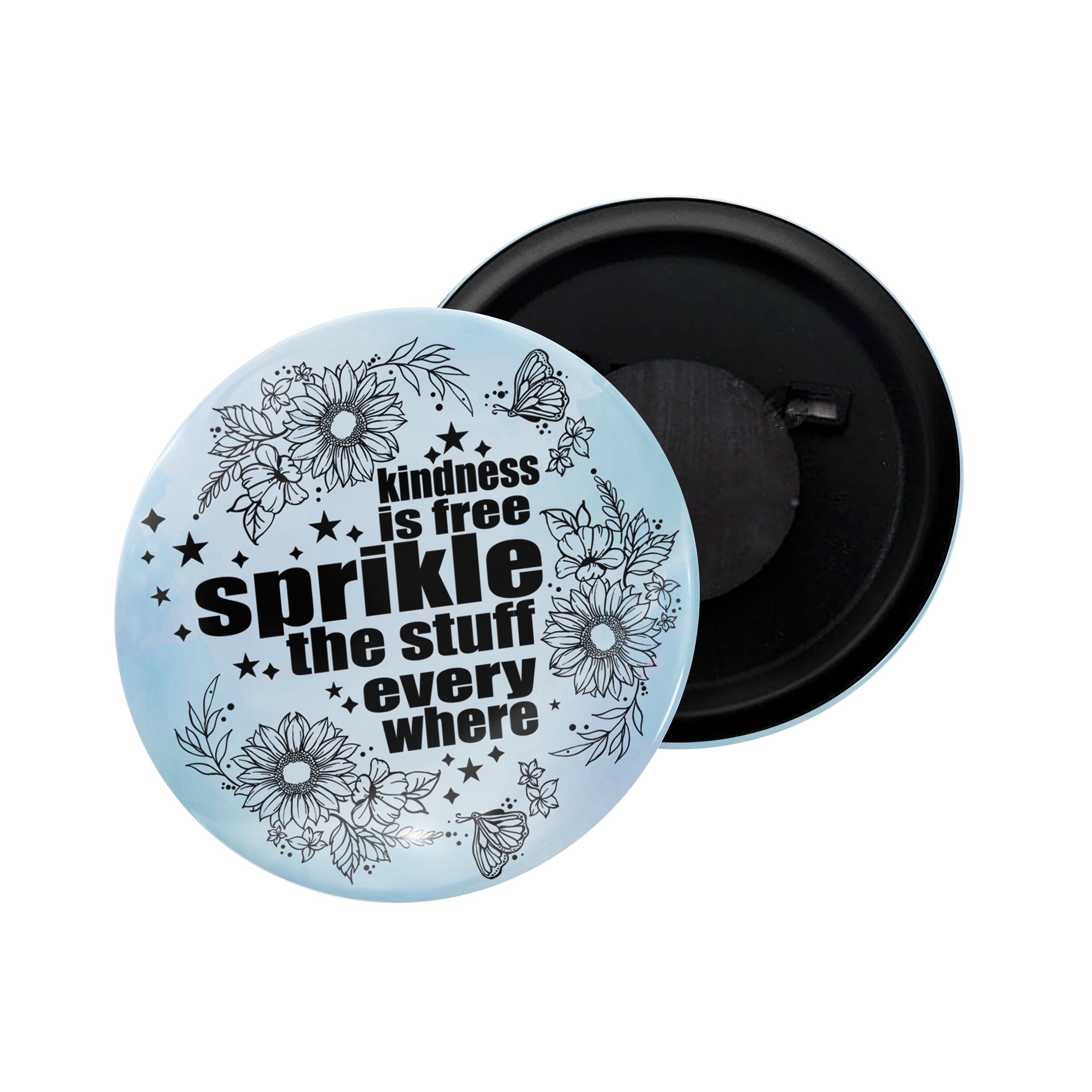 dhcrafts Fridge Magnet Multicolor Kindness Is Free Sprinklr The Stuff Over Every Where Glossy Finish Design Pack of 1 (58mm)