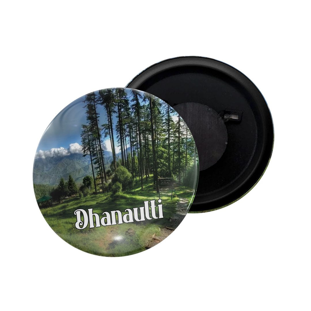 dhcrafts Fridge Magnet Multicolor Uttarakhand Tehri Dam Glossy Finish Design Pack of 1
