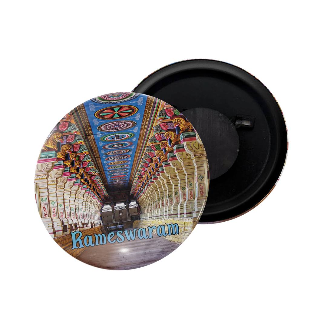 dhcrafts Fridge Magnet Multicolor Uttarakhand Tehri Dam Glossy Finish Design Pack of 1