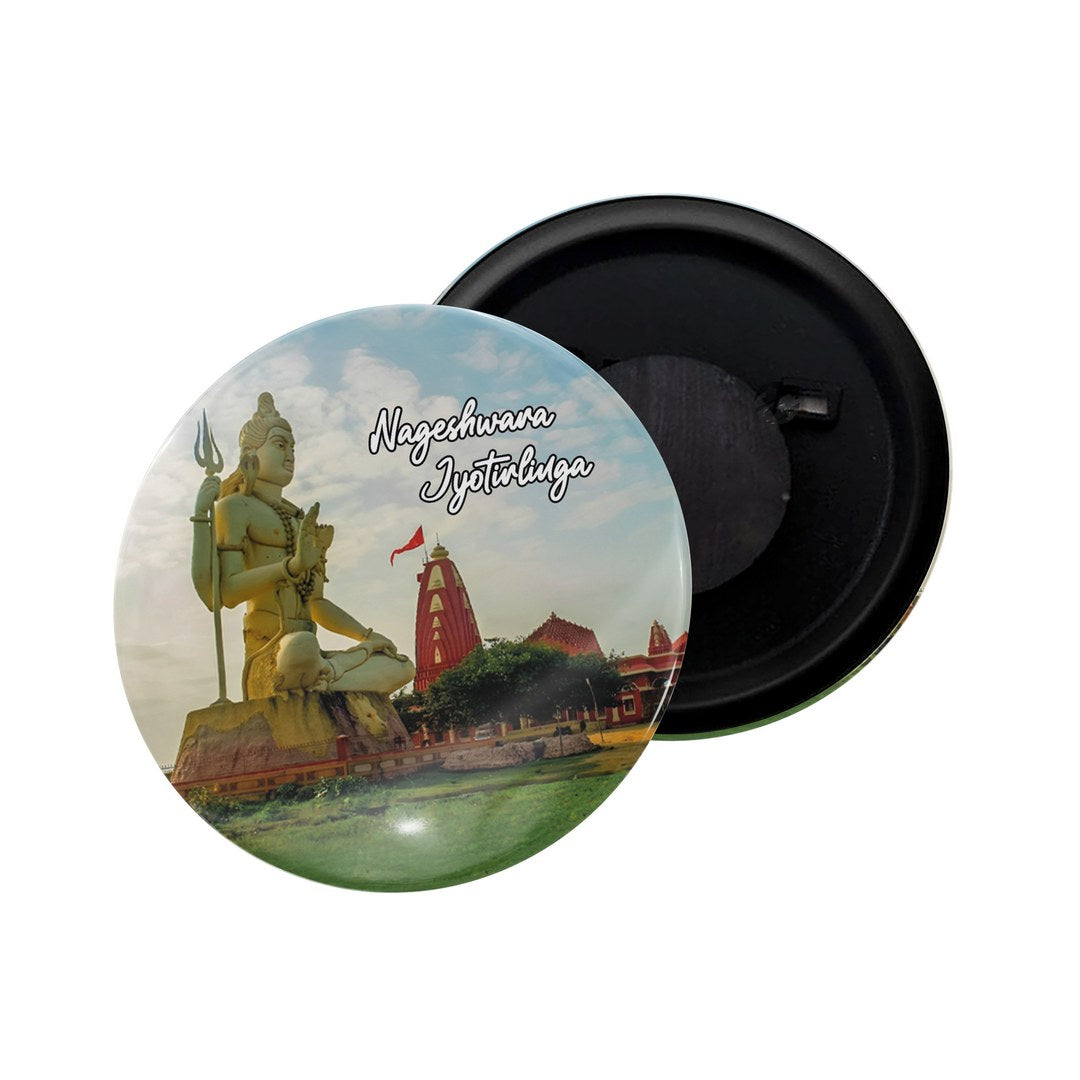 dhcrafts Fridge Magnet Multicolor Uttarakhand Tehri Dam Glossy Finish Design Pack of 1