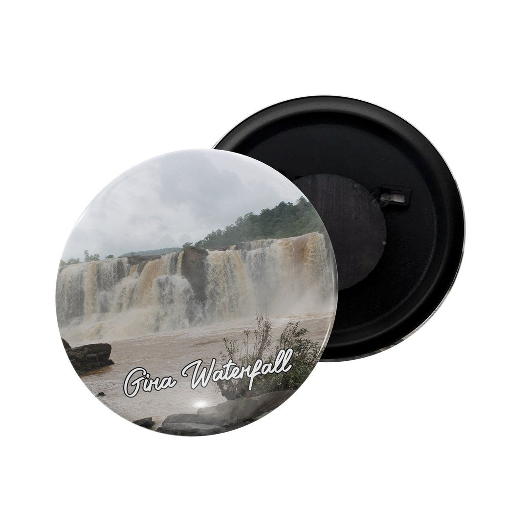 dhcrafts Fridge Magnet Multicolor Uttarakhand Tehri Dam Glossy Finish Design Pack of 1