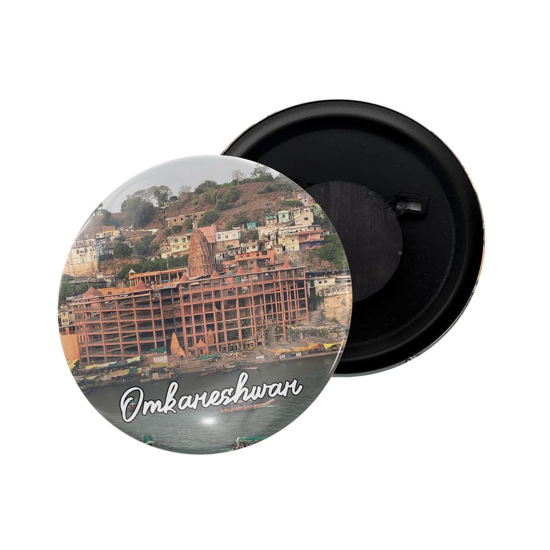 dhcrafts Fridge Magnet Multicolor Uttarakhand Tehri Dam Glossy Finish Design Pack of 1