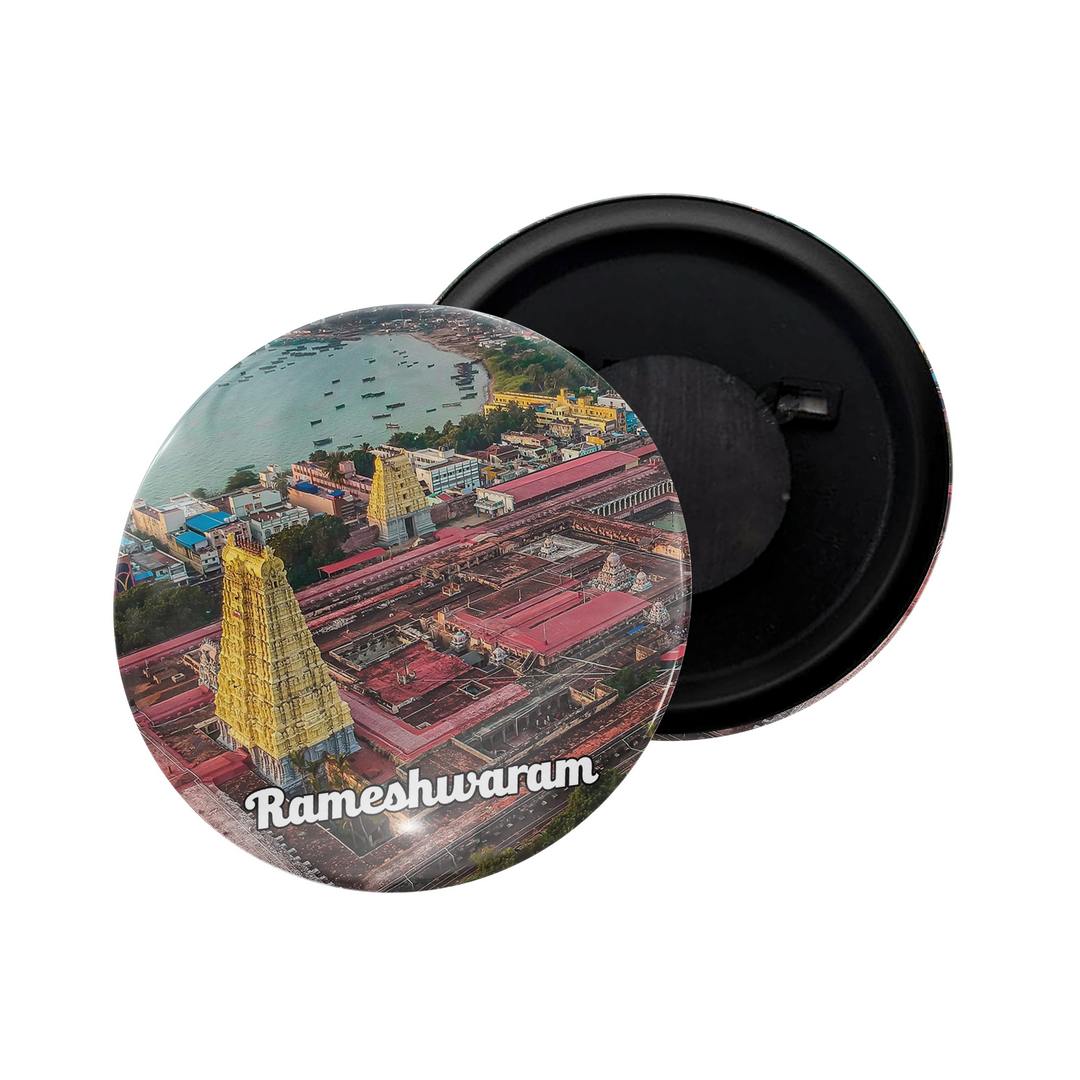 dhcrafts Fridge Magnet Multicolor Uttarakhand Tehri Dam Glossy Finish Design Pack of 1