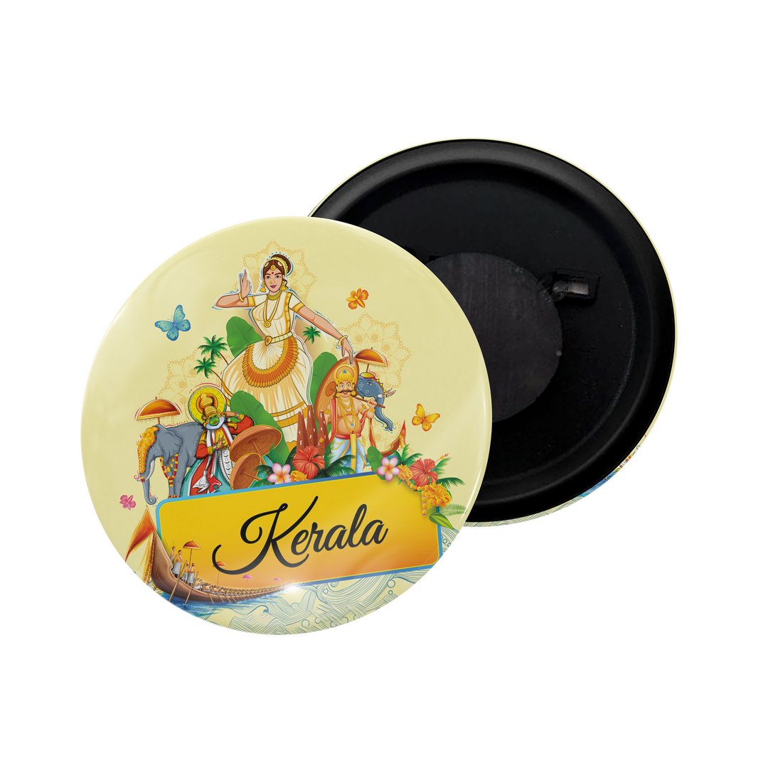 dhcrafts Fridge Magnet Multicolor Uttarakhand Tehri Dam Glossy Finish Design Pack of 1