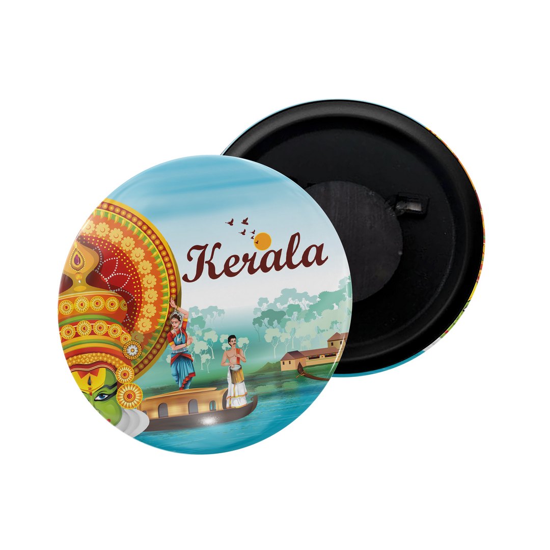 dhcrafts Fridge Magnet Multicolor Uttarakhand Tehri Dam Glossy Finish Design Pack of 1