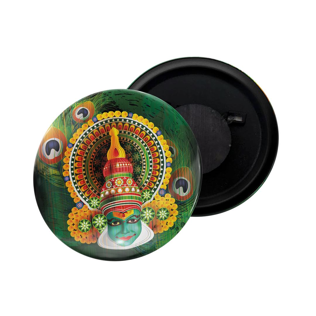 dhcrafts Fridge Magnet Multicolor Uttarakhand Tehri Dam Glossy Finish Design Pack of 1