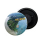 dhcrafts Fridge Magnet Multicolor Uttarakhand Tehri Dam Glossy Finish Design Pack of 1