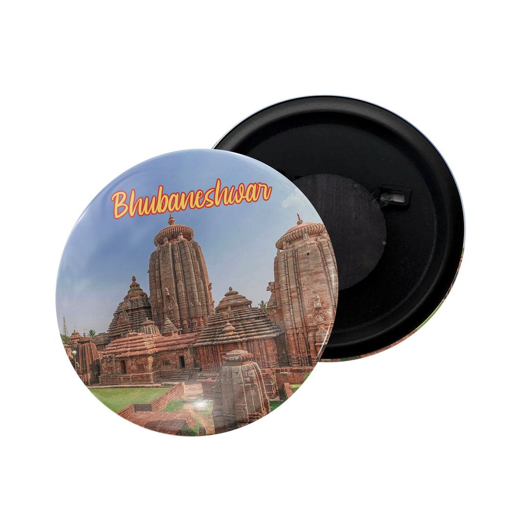 dhcrafts Fridge Magnet Multicolor Karnataka Udupi Glossy Finish Design Pack of 1