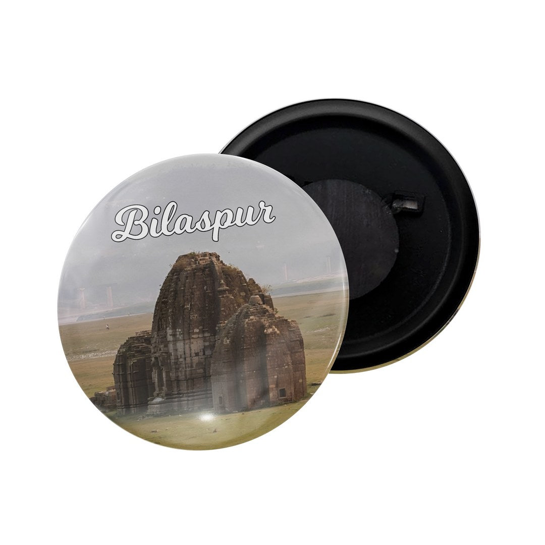 dhcrafts Fridge Magnet Multicolor Karnataka Udupi Glossy Finish Design Pack of 1