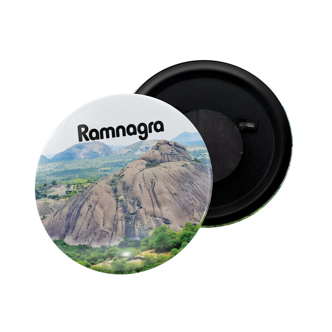 dhcrafts Fridge Magnet Multicolor Karnataka Udupi Glossy Finish Design Pack of 1