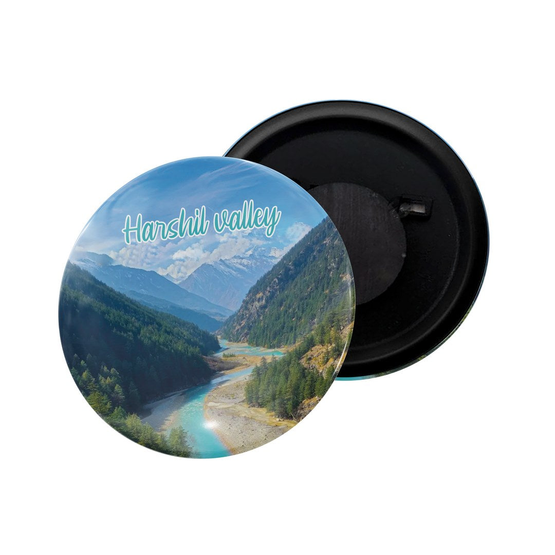 dhcrafts Fridge Magnet Multicolor Karnataka Udupi Glossy Finish Design Pack of 1