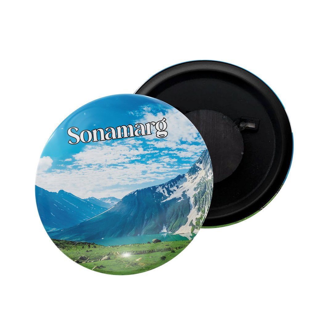 dhcrafts Fridge Magnet Multicolor Karnataka Udupi Glossy Finish Design Pack of 1