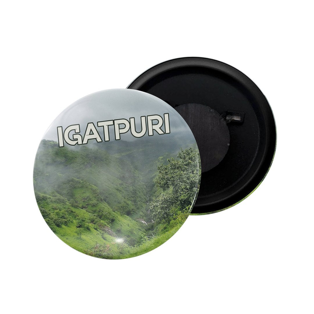 dhcrafts Fridge Magnet Multicolor Karnataka Udupi Glossy Finish Design Pack of 1