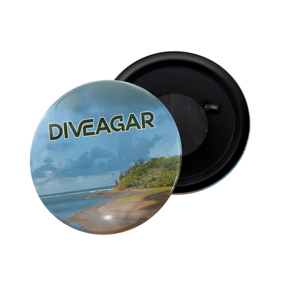 dhcrafts Fridge Magnet Multicolor Karnataka Udupi Glossy Finish Design Pack of 1