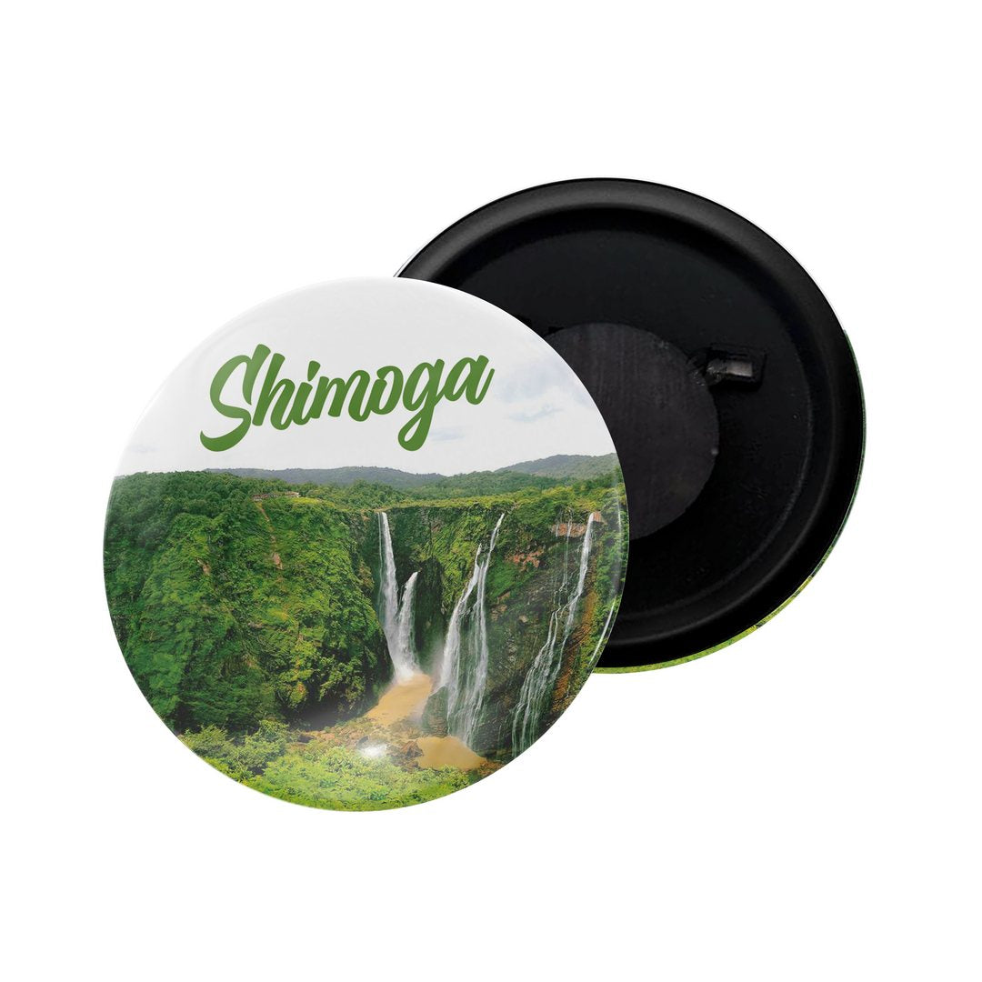 dhcrafts Fridge Magnet Multicolor Karnataka Udupi Glossy Finish Design Pack of 1