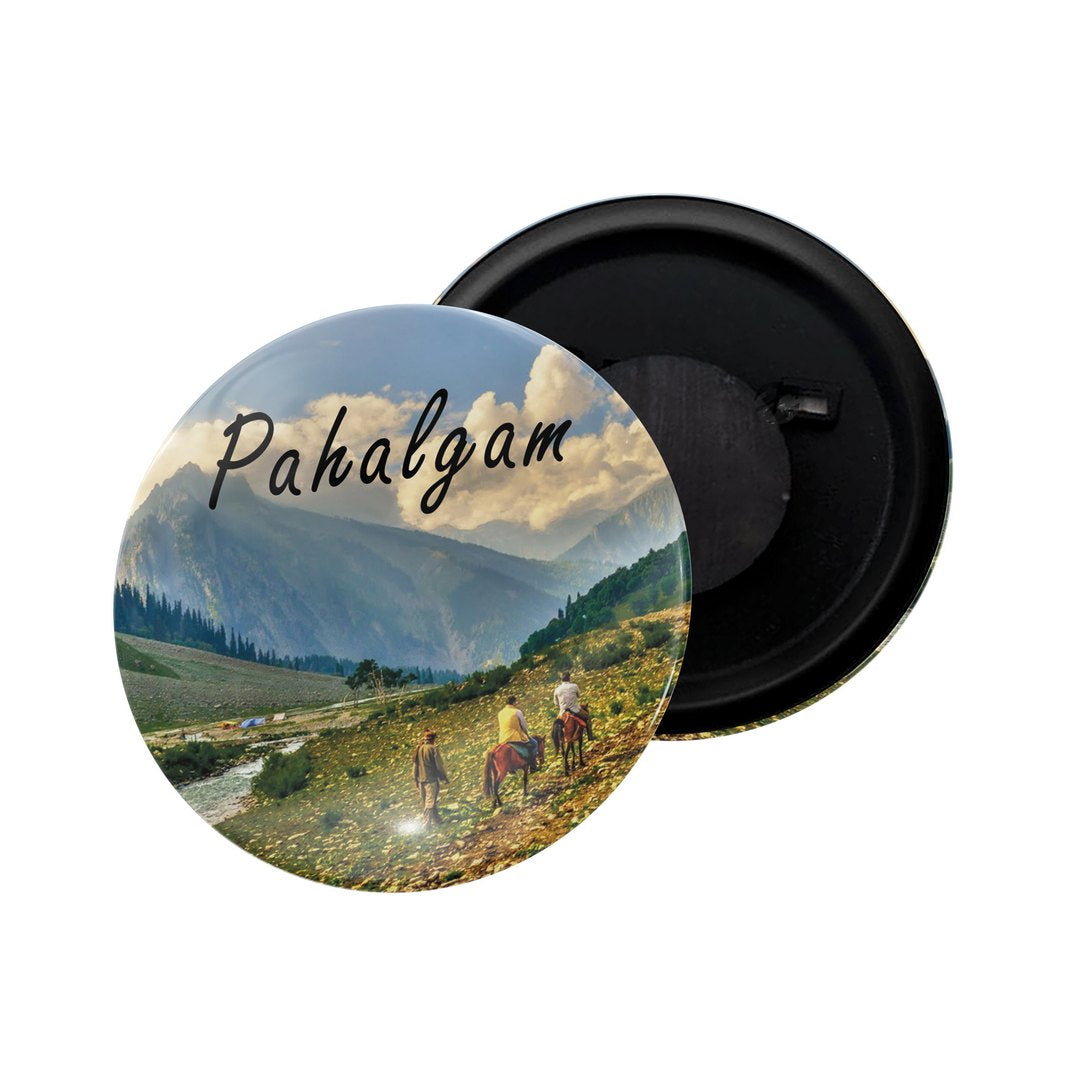 dhcrafts Fridge Magnet Multicolor Karnataka Udupi Glossy Finish Design Pack of 1