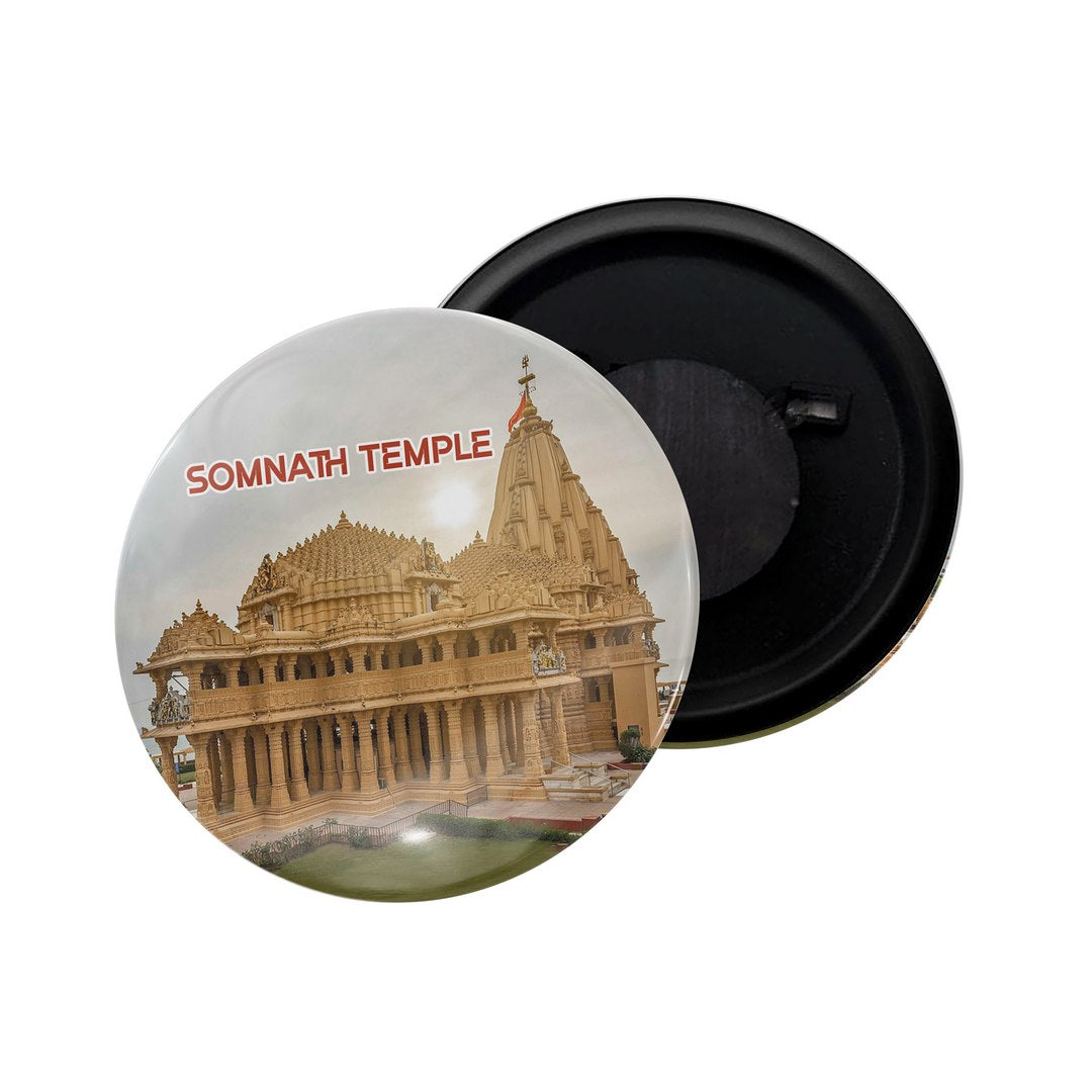 dhcrafts Fridge Magnet Multicolor Karnataka Udupi Glossy Finish Design Pack of 1