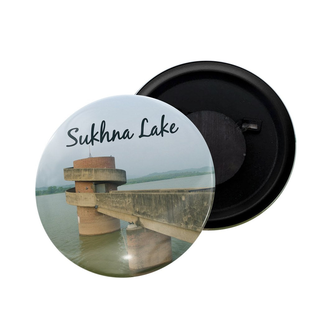 dhcrafts Fridge Magnet Multicolor Karnataka Udupi Glossy Finish Design Pack of 1