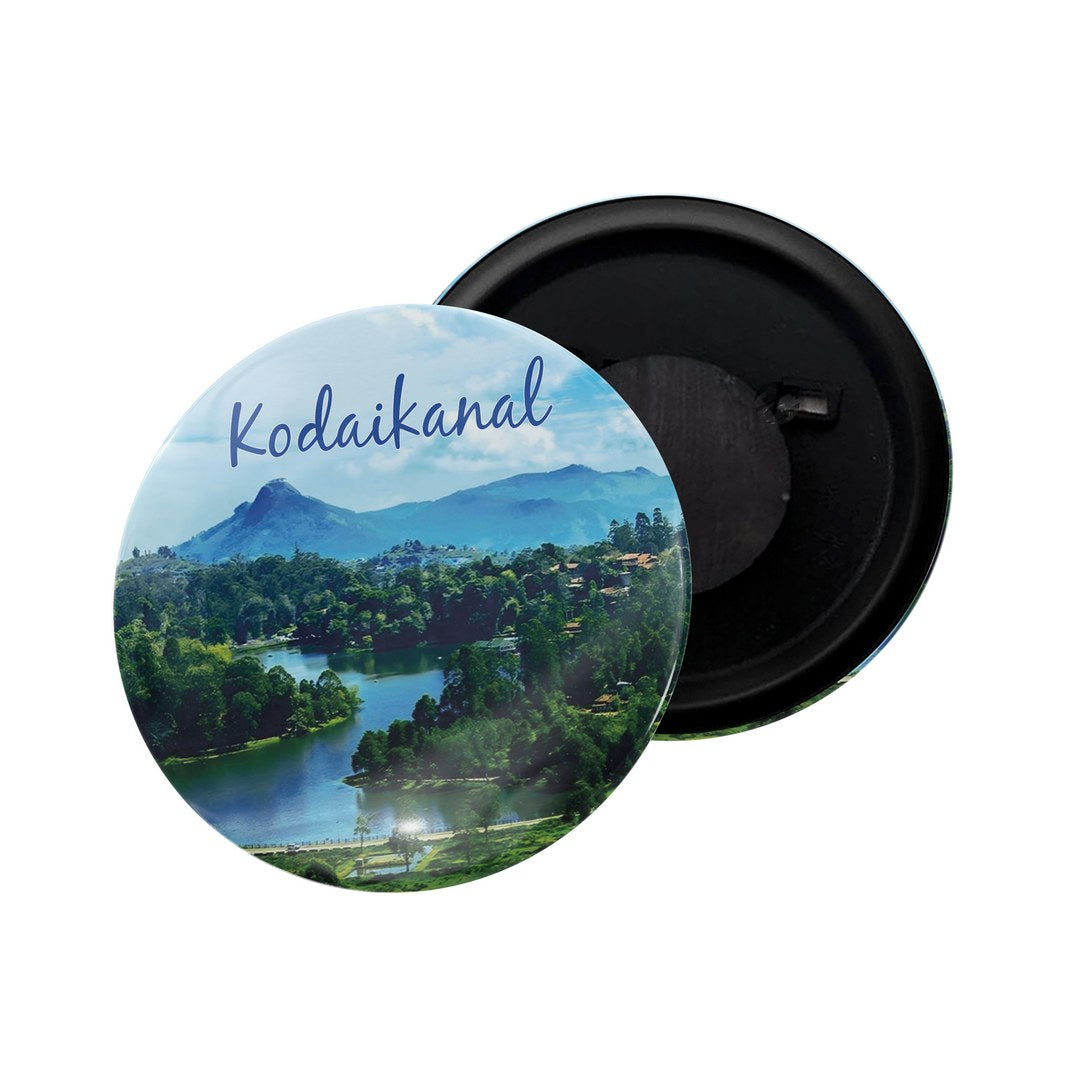dhcrafts Fridge Magnet Multicolor Karnataka Udupi Glossy Finish Design Pack of 1