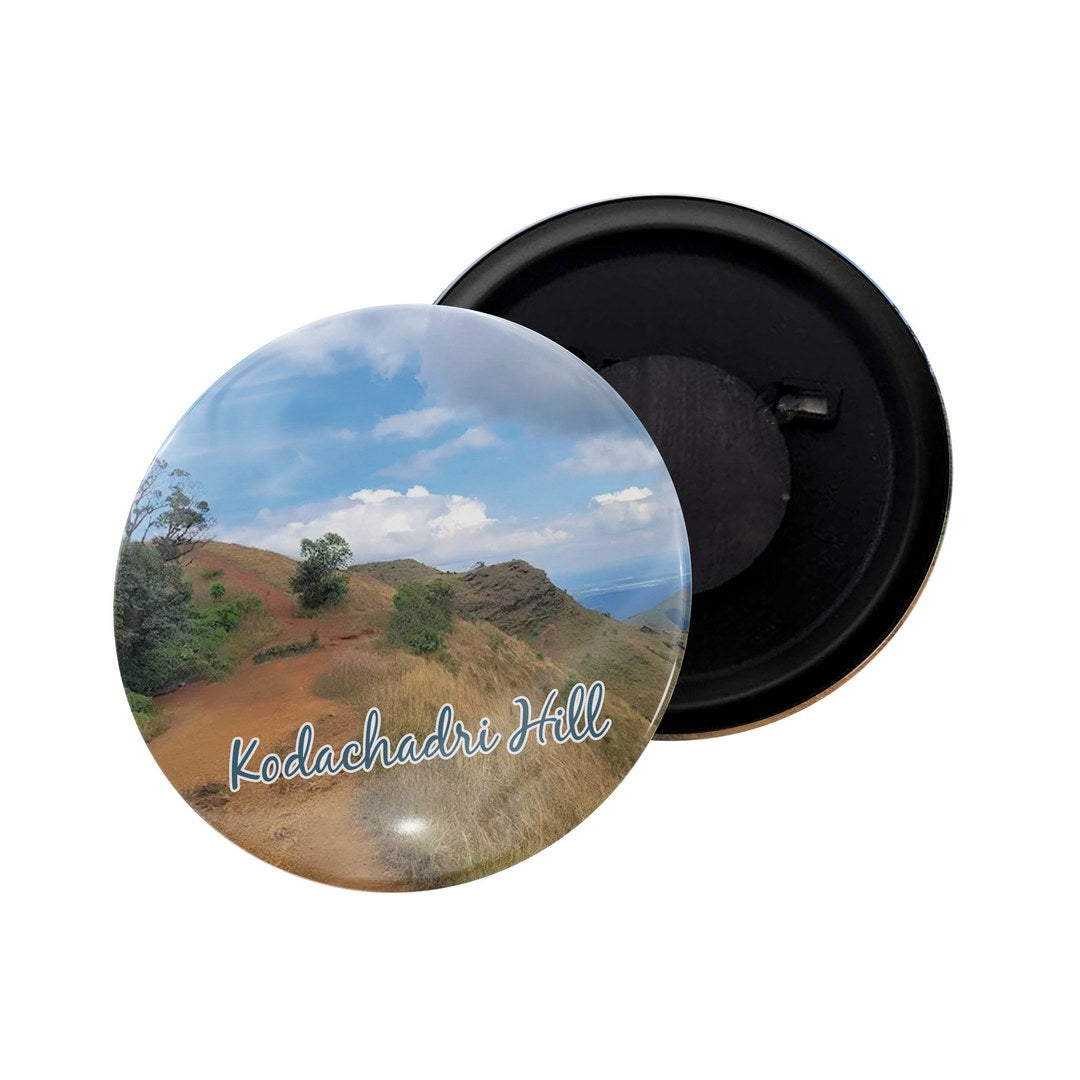 dhcrafts Fridge Magnet Multicolor Karnataka Udupi Glossy Finish Design Pack of 1