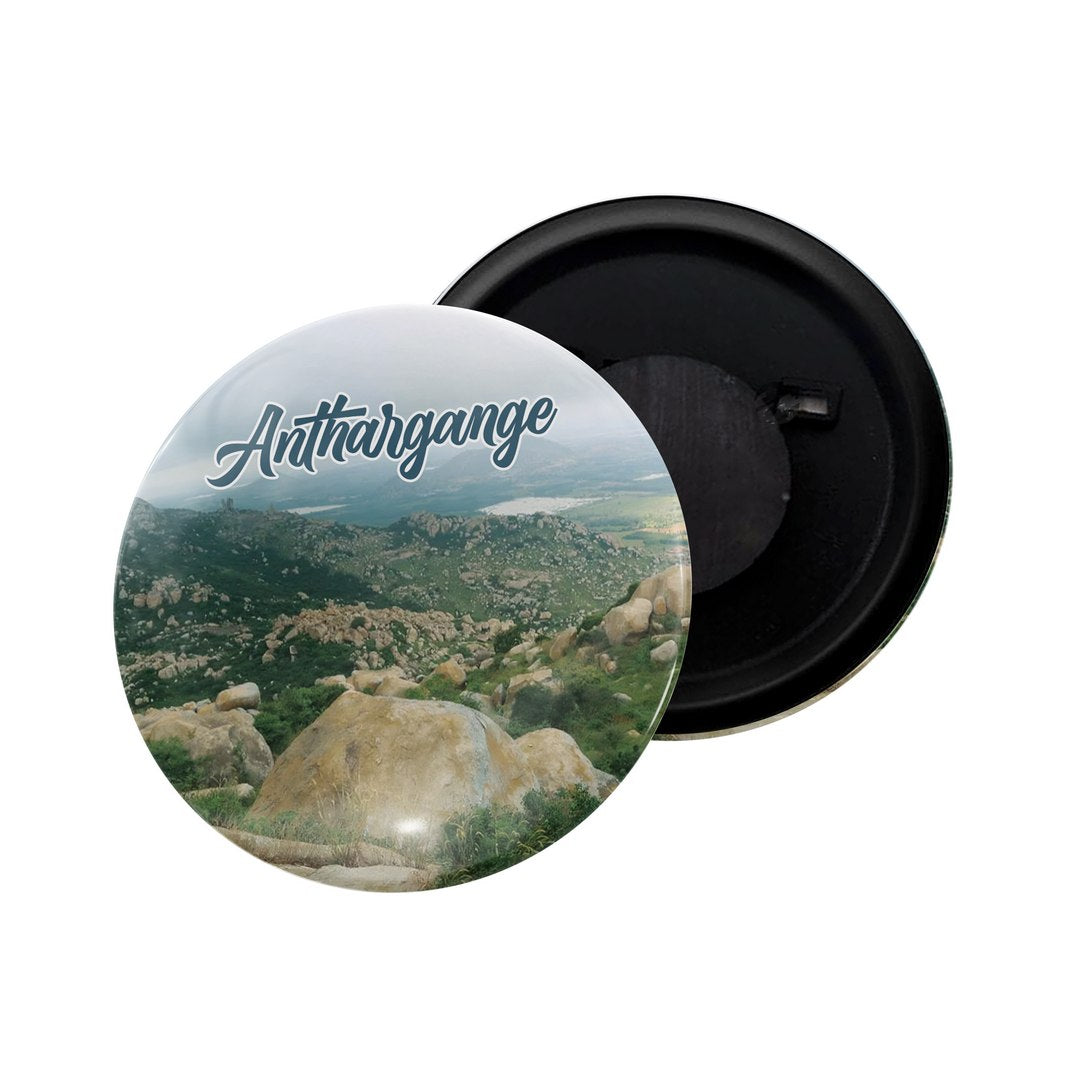 dhcrafts Fridge Magnet Multicolor Karnataka Udupi Glossy Finish Design Pack of 1