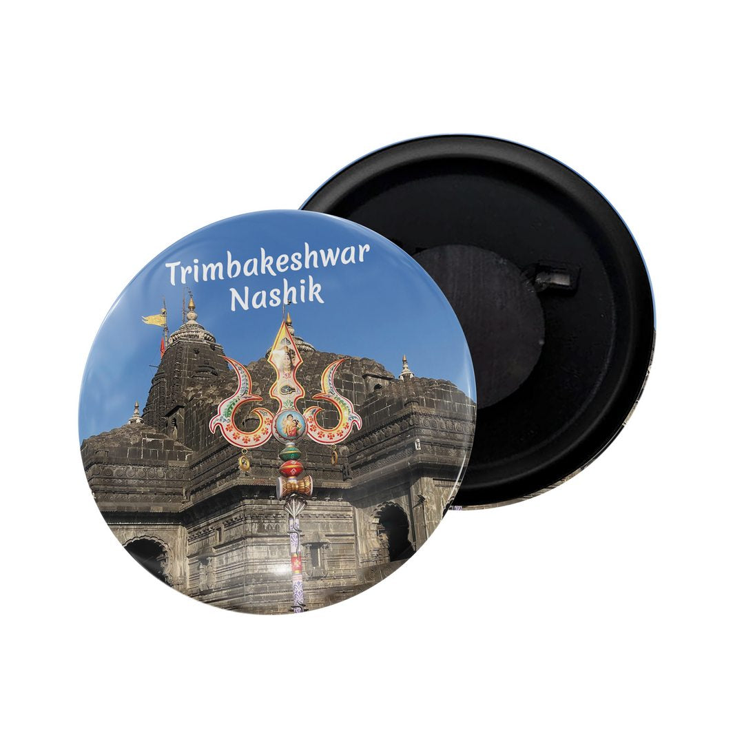 dhcrafts Fridge Magnet Multicolor Karnataka Udupi Glossy Finish Design Pack of 1