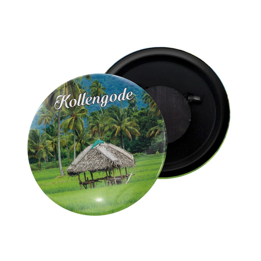 dhcrafts Fridge Magnet Multicolor Maharashtra Bhairavgad Glossy Finish Design Pack of 1