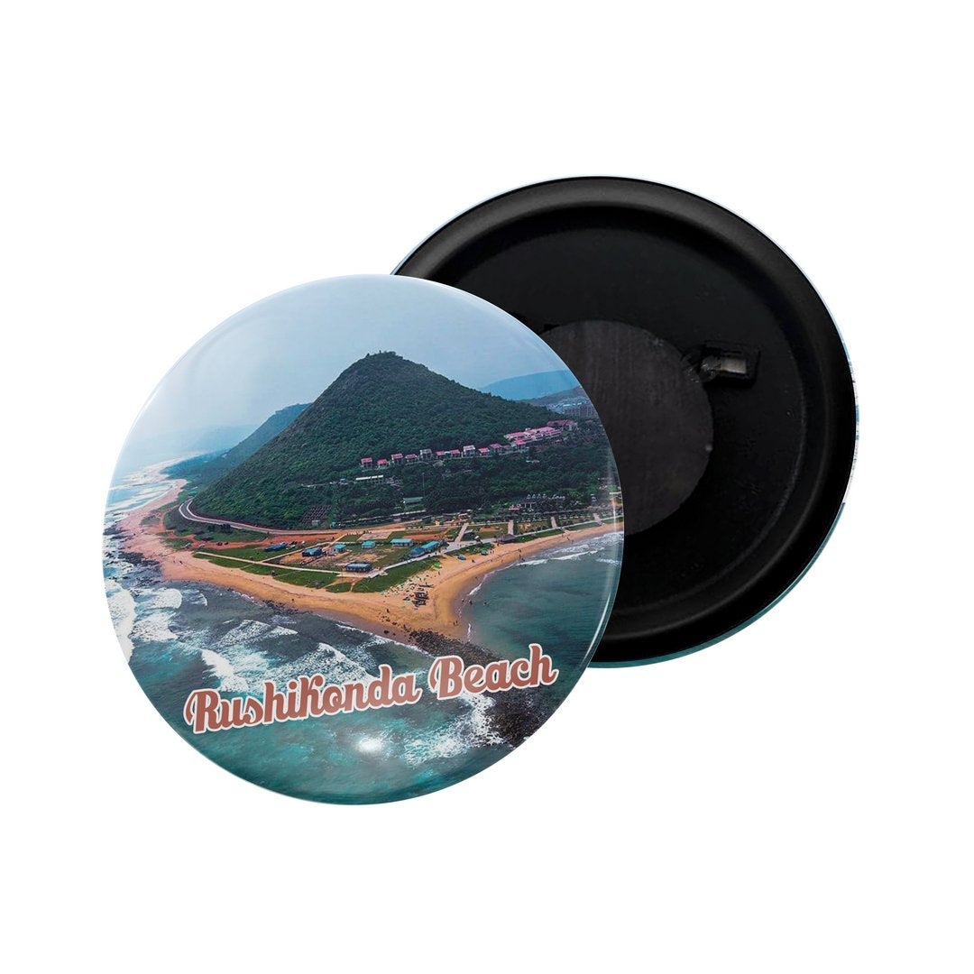 dhcrafts Fridge Magnet Multicolor Maharashtra Bhairavgad Glossy Finish Design Pack of 1