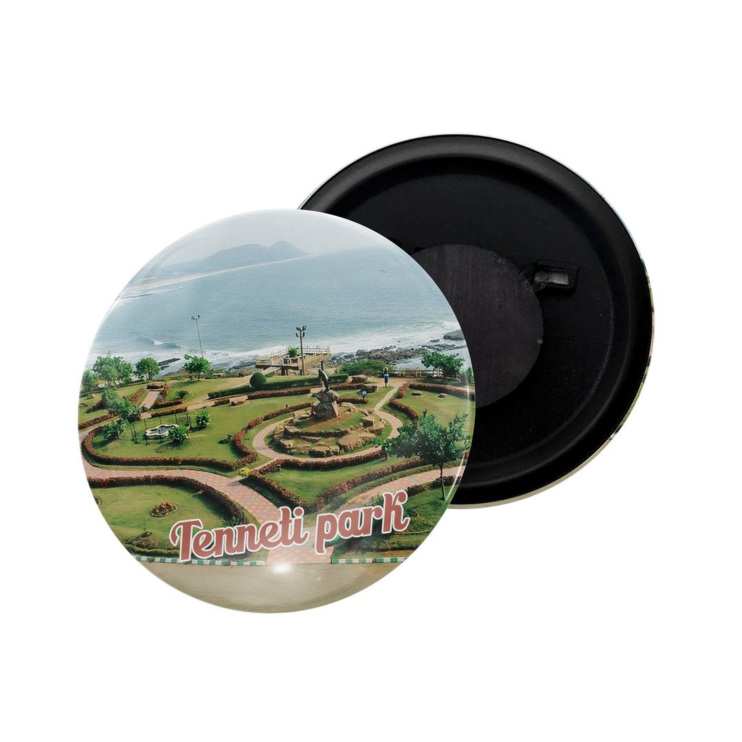 dhcrafts Fridge Magnet Multicolor Maharashtra Bhairavgad Glossy Finish Design Pack of 1