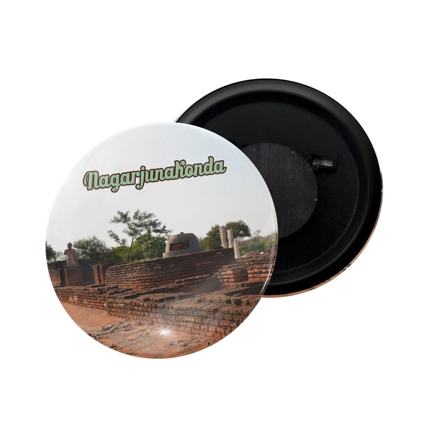 dhcrafts Fridge Magnet Multicolor Andhra Pradesh Maredumilli Glossy Finish Design Pack of 1