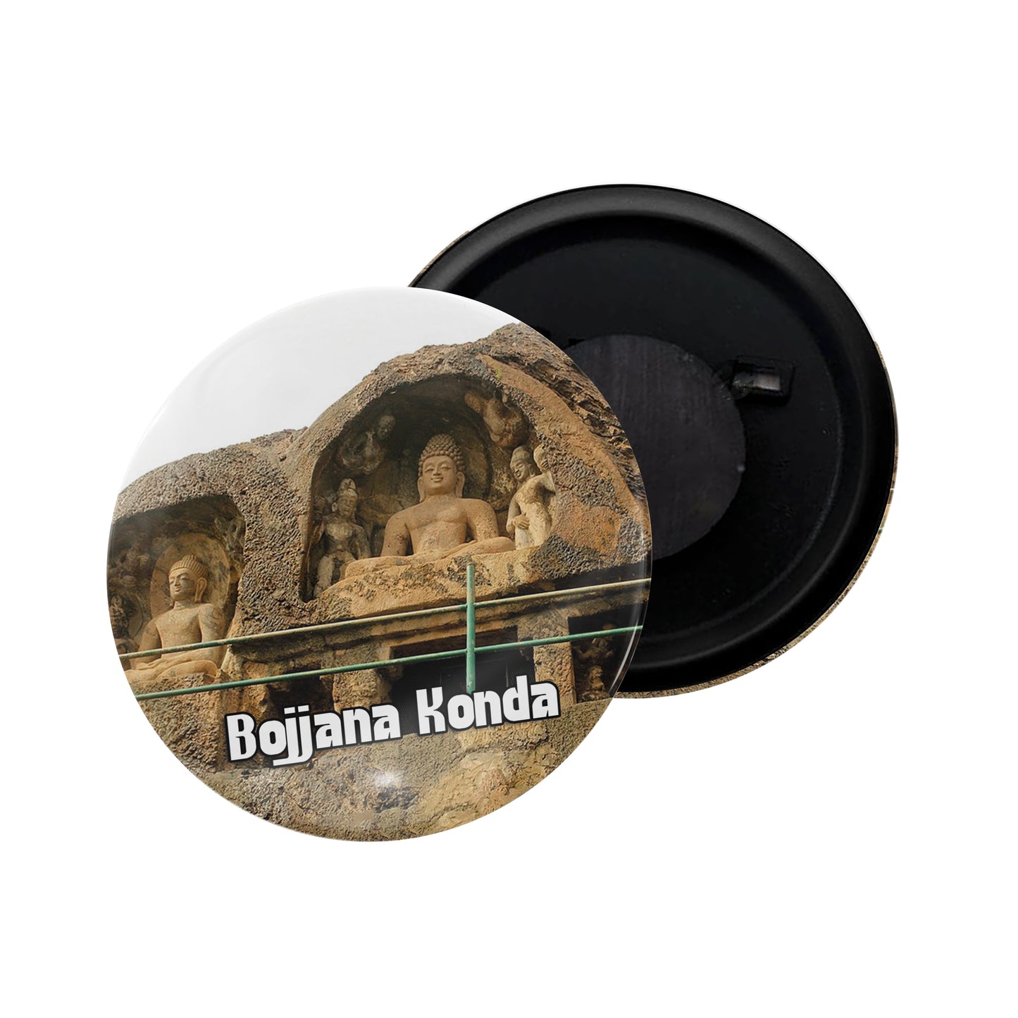 dhcrafts Fridge Magnet Multicolor Andhra Pradesh Maredumilli Glossy Finish Design Pack of 1